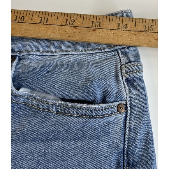 Joe’s High Rise Denim Blue Jean Cutoff Shorts Women's Size 29 Medium Wash - Picture 7 of 9